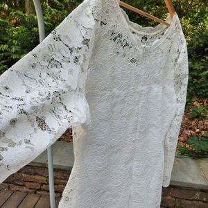 Lace bridal dress size 20